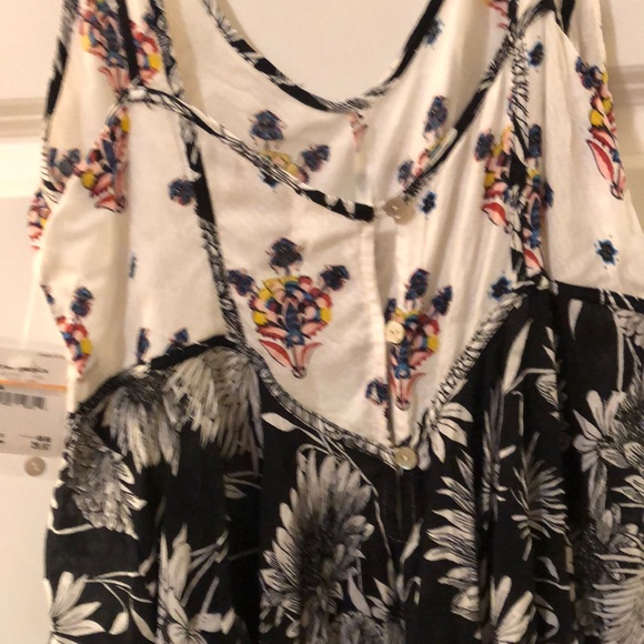 NWT Free People Floral high low tank size S - Picture 2 of 4